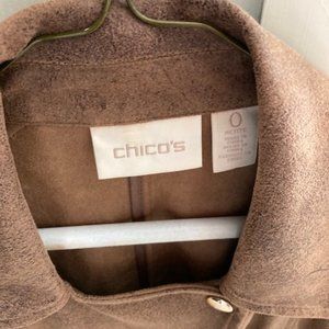 Chico's  Brown Suede Jacket  - New WO Tags